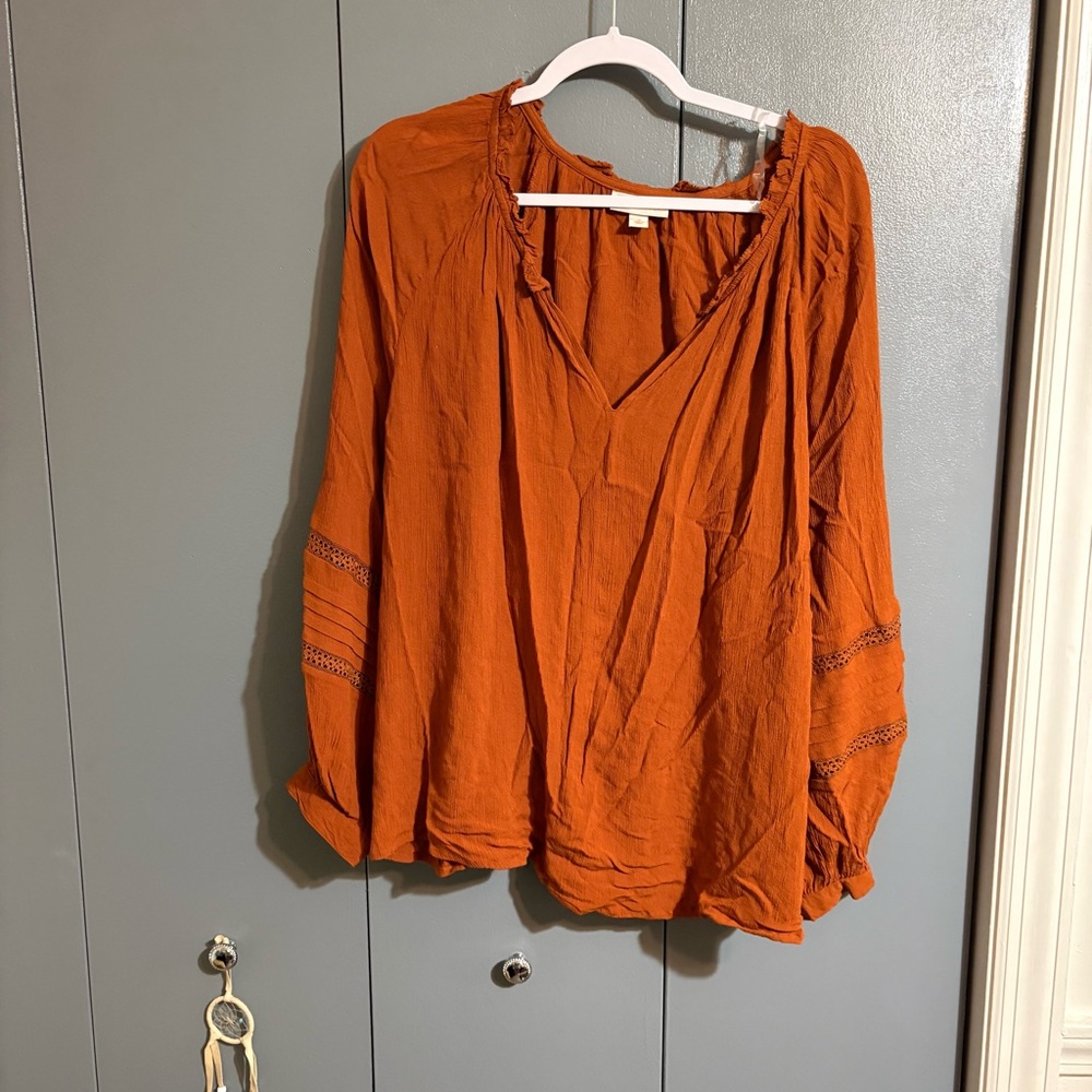 Knox rose 1x blouse NWOT